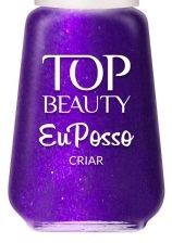 Esmalte Roxo top beauty - Eu posso Criar