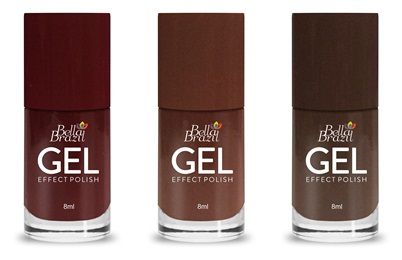 Trio de Esmaltes Efeito Gel Bella Brazil