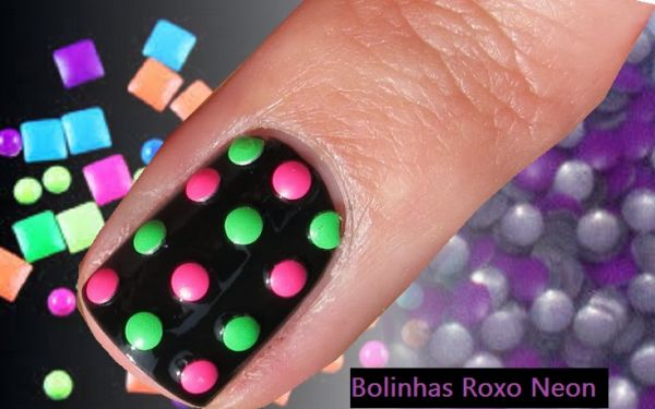 Pacote com 50 Spikes Roxo Neon