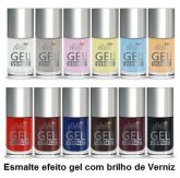 Coleção Bella Brazil - 12 Esmaltes gel com efeito cremoso invernizado.